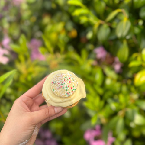 Mini Santas Sugar Cookie